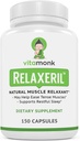 VitaMonk RelaxerilTM Kaikki luonnolliset lihasrelakseri - Lihasrelakseri täydennysosa - täydellinen lihasrelaksoiva Formula