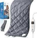 BOB JA BRAD Painotettu lämpötyyny Far Infrapuna Lämmin, Suuri Lämmitys Pad kehon takaisin Syvä Lihaskipu Relief, Lahja perheille Naisten Miehet, ETL Certified 2,4lbs, 12"x24"(Grey)