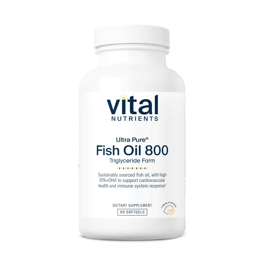 Elintoiminnot Ultra Pure® Fish Oil 800 Triglyseride Form ...