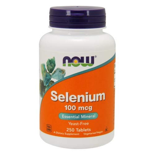 Nyt Foods Now Foods, Selenium, (2 pakkaus) Hiivaton, 100 mikrog, 250 tablettia