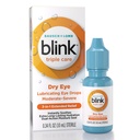 BLINK Triple Care Eye Drops for Dry Eyes, Lubricant Eye Drops, Rauhoittavat kohtalaisen tai vaikean kuiva silmät, Hyaluronaatti, vähentää epämukavuutta, pitkäaikainen nesteytys, 0,34 Fl Oz