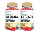 (2 pakkaus) Speedy Keto ACV Gummies Extreme 2000MG Speedy Keto Gumies Advanced Formula Apple Siideri Viinietikka kanssa Pomegranaattinen Beet Juice Powder B12 Vegan Non GMO 60 Gummys