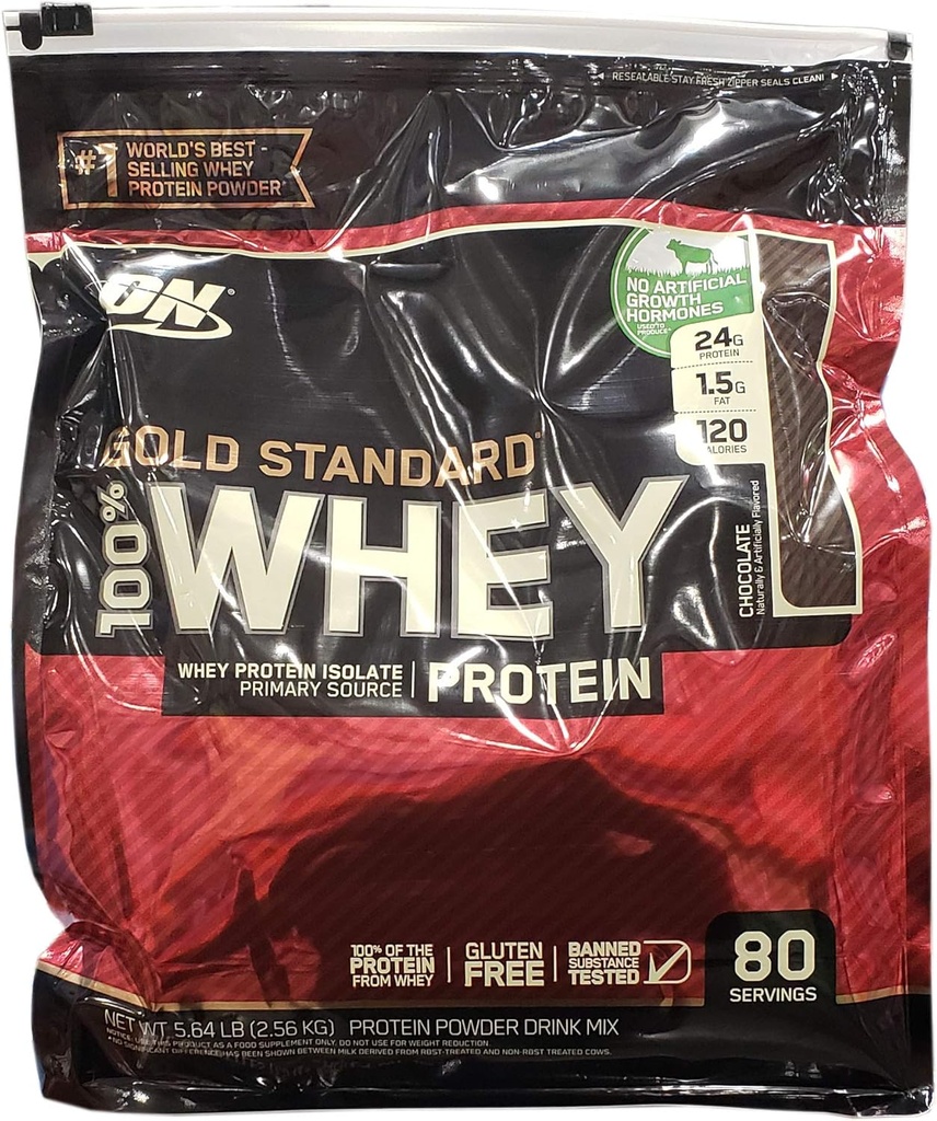 Optimum Nutrition 100 % Whey Chocolate Gold Standrad, 5.64 punta