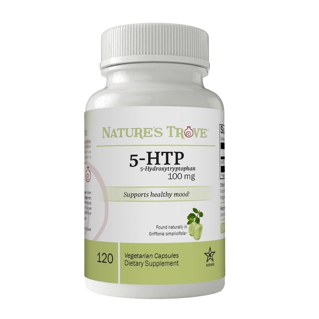 Naturens Trove 5-HTP 100mg 120 Vegetariska kapslar