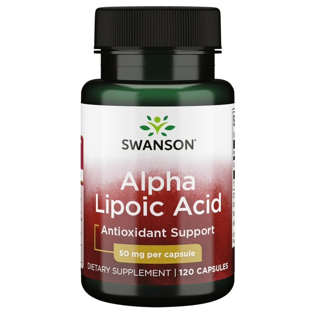 Swanson Alpha Lipoic Acid 50 Milligram 120 kapslar