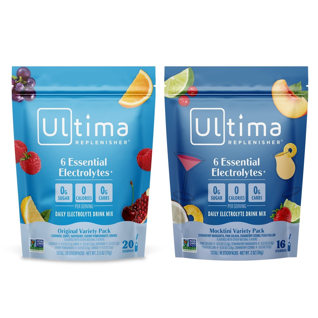 Ultima Replenisher Daily Electrolyte Powder Drink Mix 