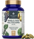 Runsas Earth Koko ruoka Multivitamiini naisille Päivittäinen Multivitamiinit täydentää miesten Multivitamiinit + B Complex, Probiootti Multi Enzyme, Omegas Organic Energy Mood Digestion 90ct-4pk