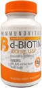 IMMUNOVITES Suuri annos Biotiini (d-biotiinina, USP) 100 mg (vastaavia 100 000 mikrog) 90 kapselia, korkea teho