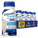 Säkerställ Original Vanilla Nutrition Shake med fiber | Small Meal Replacement Shake | Redo att dricka | 9g Protein, 27 Vitaminer och mineraler | 8 fl oz - 24 Pack