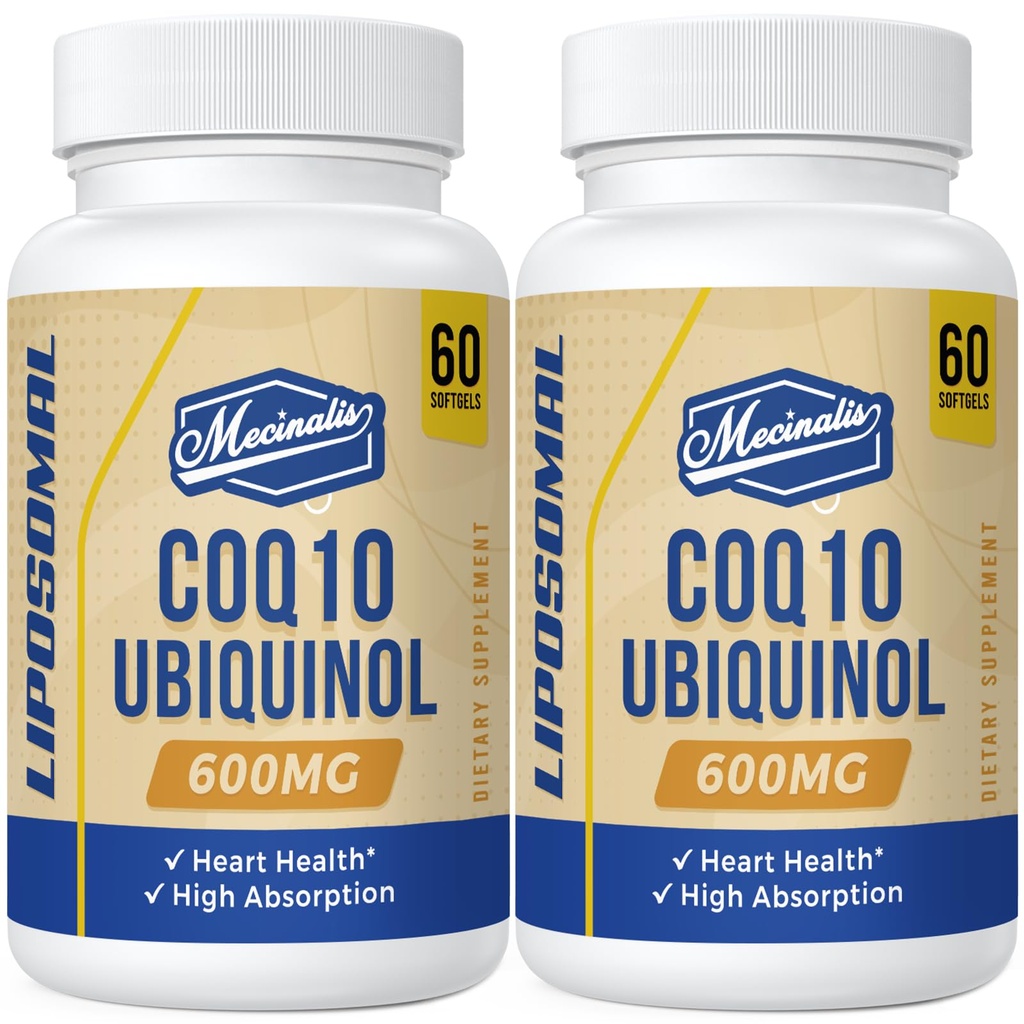 Liposomal CoQ10 Ubiquinol 600 mg Softgels ...