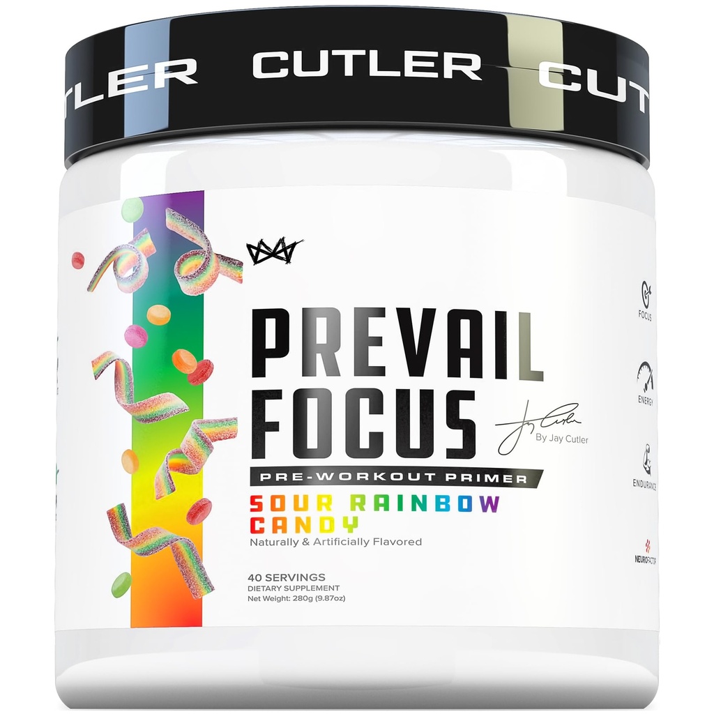 Prevail Pre workout Powder with Nootropics: Pre-Workout Drink for Miehet ja naiset, Cutting Edge Energy and Focus Supplement L Citrullline, Alpha GPC, L Tyrosine ...