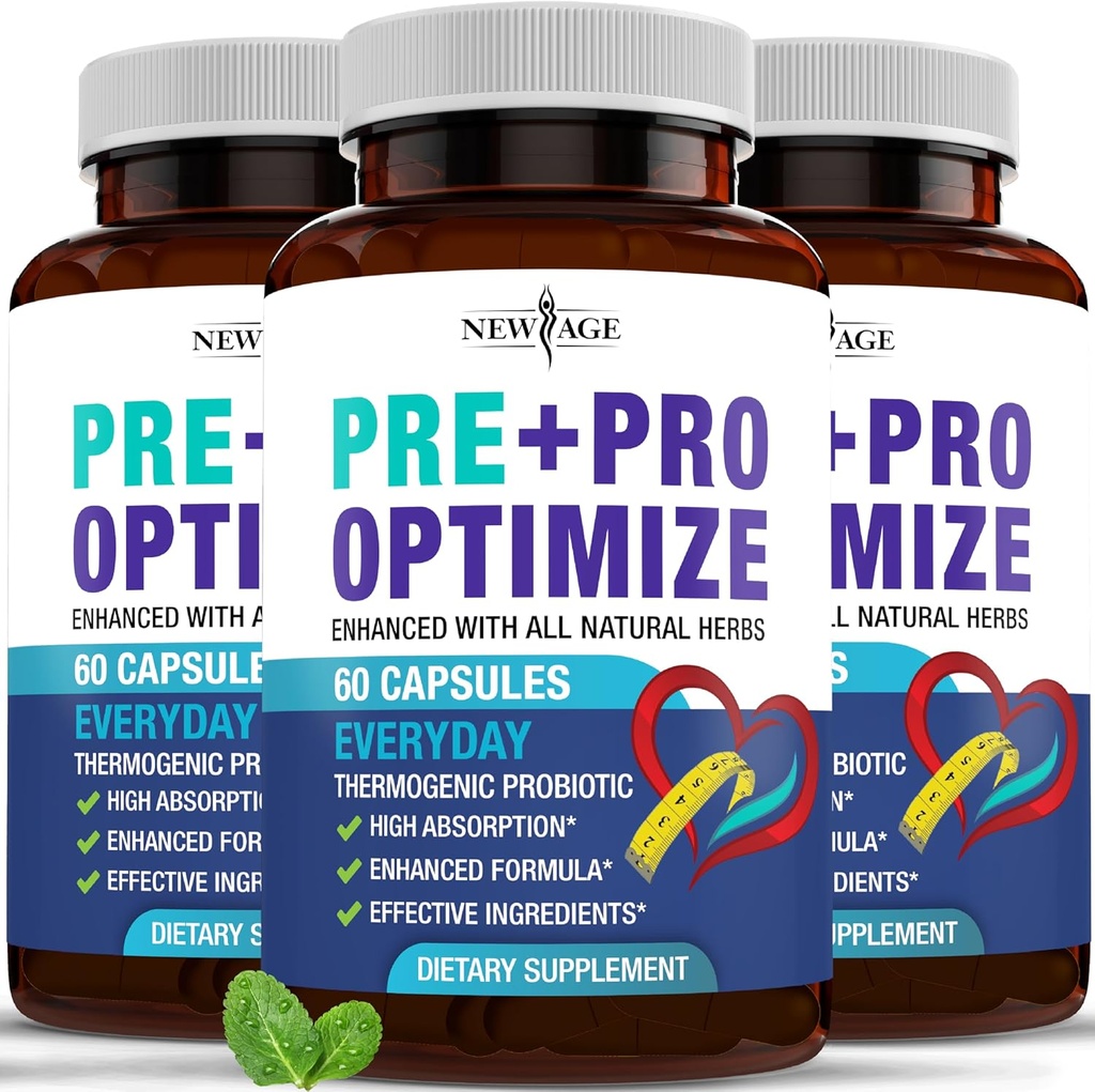 Pro Optimize Probiotics for Women, Menopause, 70 miljardia PMY, Ruoansulatusterveys - tuki turvotus, kuumat välähdykset, Joint Support, Night Sweats - Gut Health & Metabolia - Dong Quai (180 (Pack of 3))