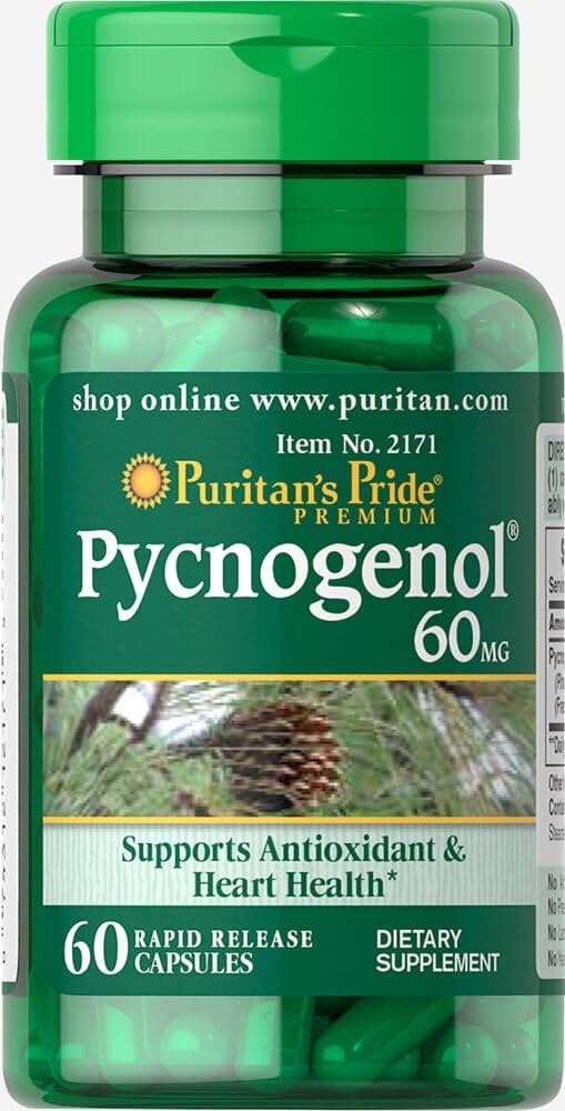 Puritanin Pride Pycnogenol 60 mg-60 kapselia