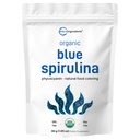 Organic Blue Spirulina Powder (Phycocyanin uute), 30 tarjoilua - Ei Fishy Smell, 100% Vegaaniproteiinia sinivihreä Algae, Natural Luminous Food Väritys Smoothies, Paista, Juomat & Ruoanlaitto