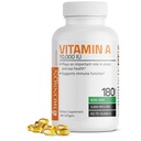 Bronson-vitamiini A 10 000 IU Premium ei-GMO Formula tukee tervettä visiota ja immuunijärjestelmää sekä tervettä kasvua ja lisääntymistä, 180 Softgels