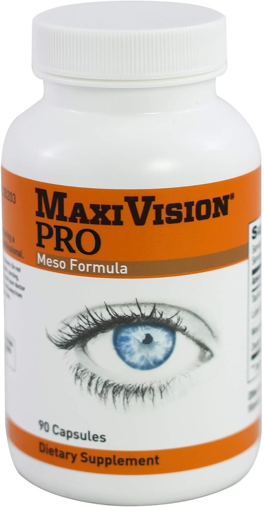 MaxiVision® PRO Meso Formula - Mesozeksantiini - Lutein - Zeaksantiini - 90 kapselia, 1 pullo
