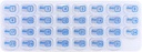 31 Dag Månatliga Pill Box Organizer Planner med Dagliga Avtagbara Läkemedel Pods, Stor Resa Med Dispenser