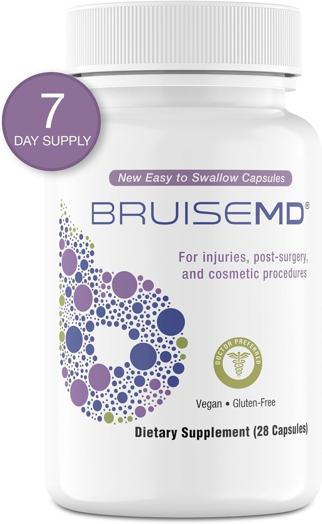 Täydennys ja Gel Bundle, Yhdistelmähoito auttaa puhdistaa mustelmia ja vähentää turvotusta