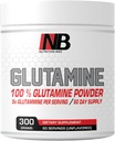 Glutamiinijauhe 300 gramman makuinen 60 päivän tarjonta 5 gramman L-glutamiini per tarjoilu