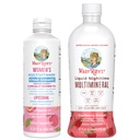 MaryRuthin naisten monivitamiini + hiusten kasvu Liposomal (Peach) & Liquid Nighttime Multimineral (Cranberry) 