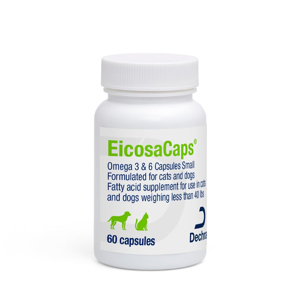 EicosaCaps® Omega 3 & 6 kapslar för hundar och katter, 120 ct