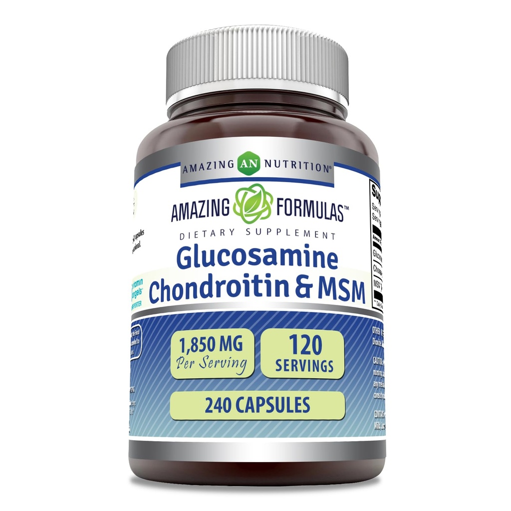 Hämmästyttävä Formula Glukosamiini Chondroitin & MSM Supplement 