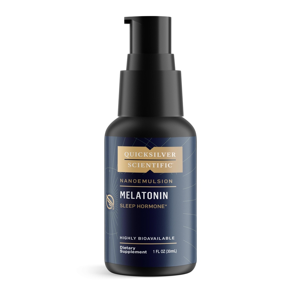 Quicksilver Scientific Liposomal melatoniini - Nukkumaanmenoaika, Jet Lag & Immuuni Tukineste aikuisille - Tehokas, Superior Imeytyminen 1 mg melatoniini minimoimaan aamun uneliaisuutta (30 ml)