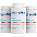MiamiMD Total Beauty Matrix Collagen täydentää naisille - Kollageeni kapselit C-vitamiini hiukset, iho ja kynnet - julma vapaa - (60 kapselia) - 3 pakkaus