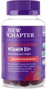 Uusi luku Organic D3+ Gummies 52% Vähemmän sokeria§, 1000 IU USDA Organic D-vitamiini, ONE Daily Gummy for Strong Bones & Muscle Function, Ei-GMO, Gluteeniton, Sekoitettu Marja maku, 60ct