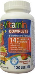Moishy Childrens Multi-Vitavan Mineral Jellies Choline - 120 Jellies by Moishy