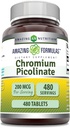 Hämmästyttävä Formula Kromi Picolinate Supplement ... 200 Mcg Per Serving...