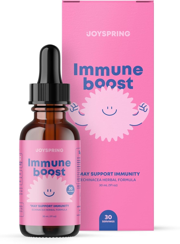 JoySpring Kids Immuunituki täydentää ja sahrami täydentää lapsille & Teini parantaa mielialaa ja keskittyä