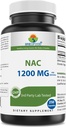 Brieofood NAC täydentää N-Acetyl Cysteine 1200 mg per tarjoilu 250 kapselia - Immuunituki täydentää