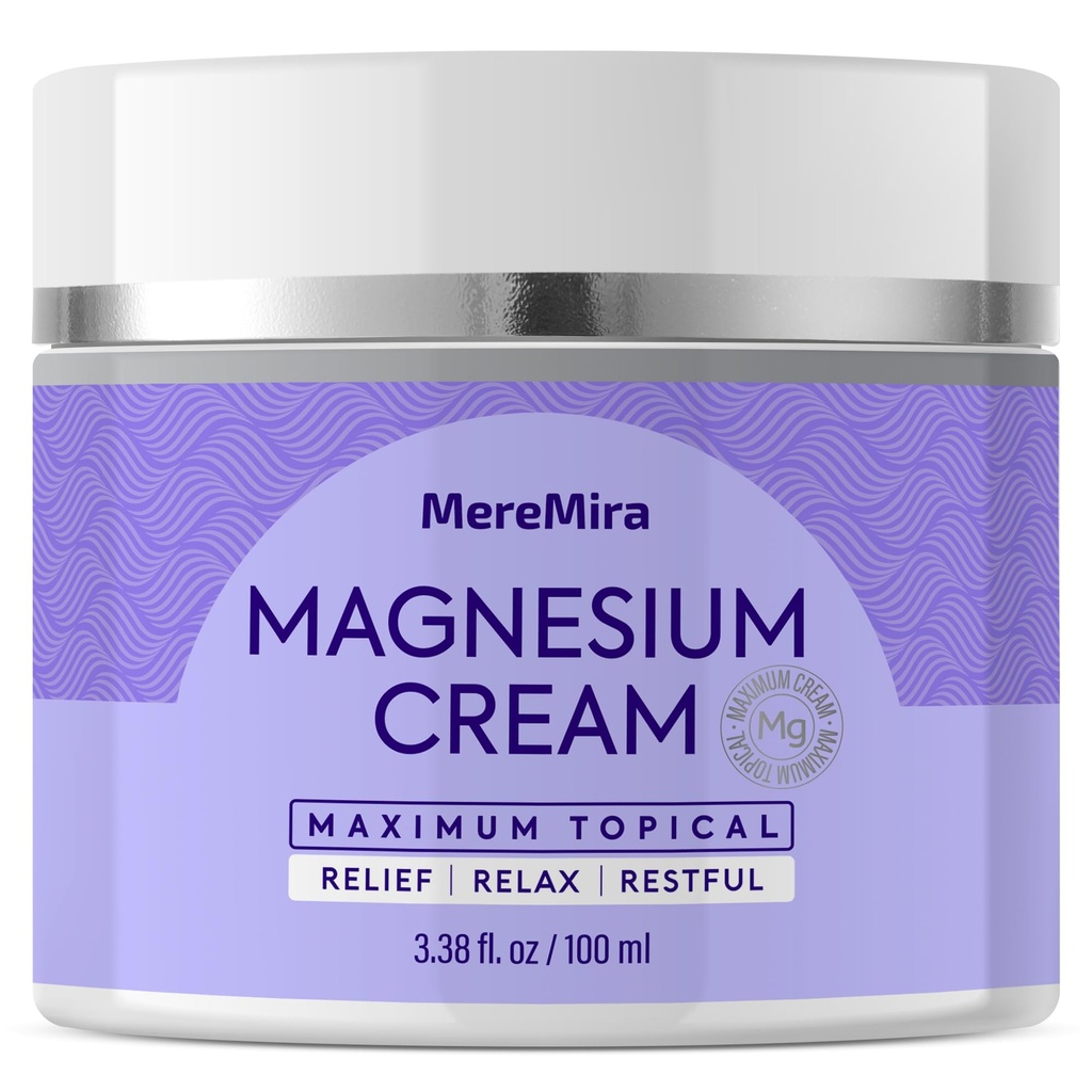 Magnesium Cream for Sleep & Muscle Relief: Uutinen Night Calling & Deep Relaxation Lotion - levottomat Cramps jalka & Joint Care Lotion - Lavender 3.38 Fl. Oz.