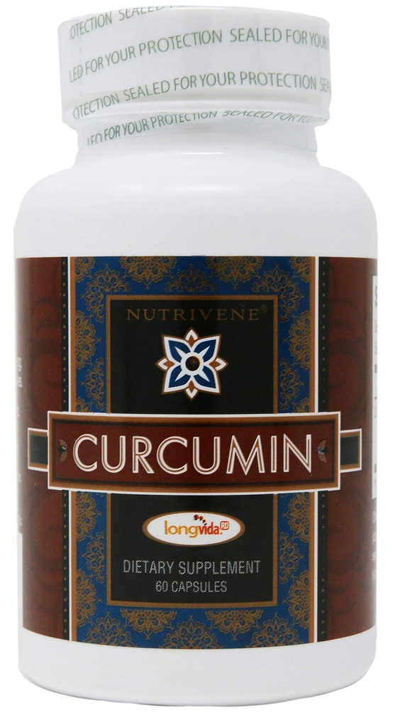 Curcumin, LongvidaTM Nutrivene (500 mg, 60 kapselia)