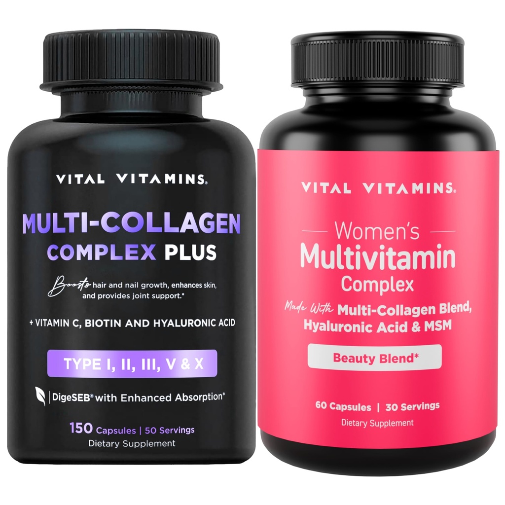 Elintoiminnot Multi Collagen Complex Plus + naisten monivitamiinikompleksi