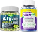 Vegan Omega 3 Gummy 1000 mg + Prebioottikuitu Gummies aikuisille 8g