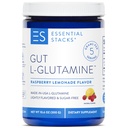 Essential Stacks Gut L-glutamine Powder - Exclusively Made in USA - Pure L Glutamiini Powder for Gut Health (50 tarjoilua, vadelma sitruunamehua)