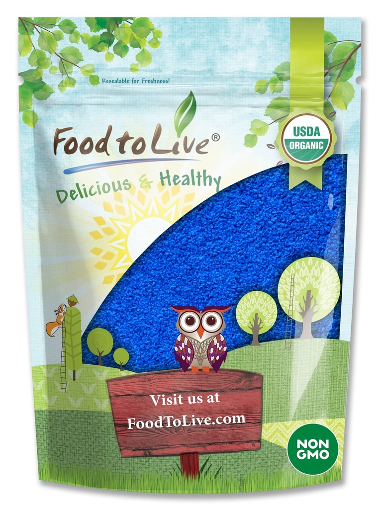 Ruoka Live Organic Blue Spirulina Powder, 2 Ounces ...