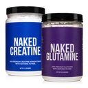 Alaston Pure Micronized Creatine Monohydraatti 100 tarjoilua + 200 tarjoilua Pure L-glutamiini Bundle: Vegan, ei-GMO, Gluteeniton. Minimoi lihasten jakautuminen ja paranna proteiinisynteesi. Ei mitään keinotekoista