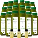 Selleri Juice Cleanse by Raw Fountain, All Natural Raw, Cold Pressed Juices, Aamu Detox Cleanse, 30 pullot 12oz, 5 Bonus Ginger Shots