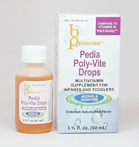 3 Pedia Poly-Vite Drops -pakkausta 50 ml