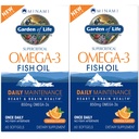 Puutarha Life EPA/DHA Omega 3 Kalaöljy - Minami Natural Brain Function, Heart and Mood Supplement, 120 Count (60-ct 2-Pack)