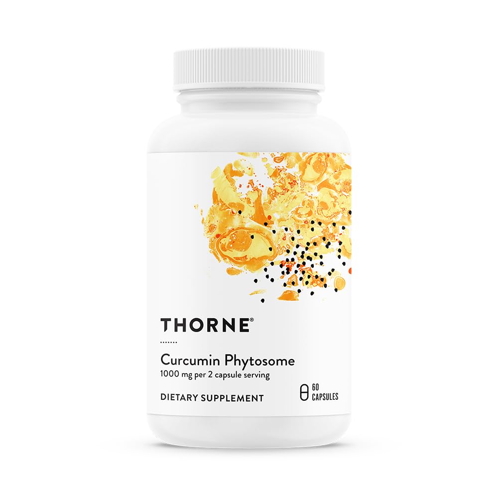 THORNE - Curcumin Phytosome 1000 mg (Meriva) - Kliinisesti tutkittu, korkea imeytyminen - tukee terveitä tulehdusreaktioita nivelissä, lihakset, GI Tract, maksa, aivot ja hermot* - 30 tarjoilua