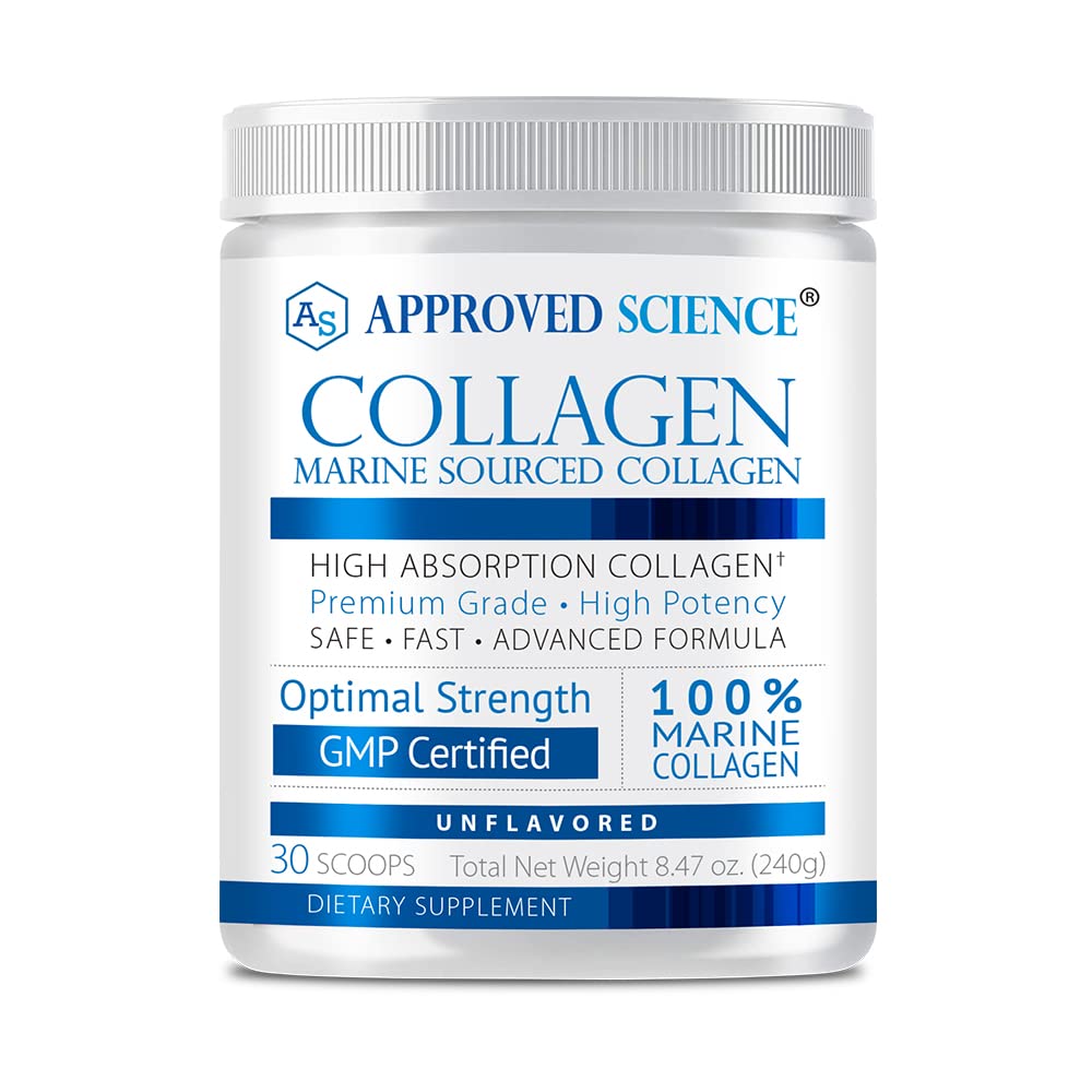 Hyväksytty Science Collagen Powder - ihon ja hiusten - 30 Scops - yhden kuukauden tarjonta
