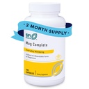 Klaire Labs SFI Health Mag Complete - Magnesium Complex Supplement - Biosablet Magnesium Succinate, Taurinate, Malate & Citrate - Tuki Terve sydän, energia ja hermot (120 kapselia)