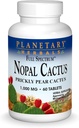 Planeetta Herbals Full Spectrum Nopal Cactus 1000mg Prickly Pear Cactus Antioksidantti - 100% Natural - 60 tablettia