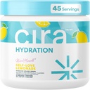 Cira Hydration Powder x Alicia McCarvell's Electrolyte Drink Mix med Himalayan Salt för Dehydration Relief and Recovery - Self Love Lemonade, 45 Servings