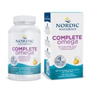 Nordic Naturals Complete Omega, Lemon Flavor - 120 Soft Gels - 565 mg Omega-3 - EPA & DHA med adderad GLA - Hälsosam hud, kognition, positivt humör - Icke-GMO - 60 portioner