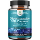 B3-vitamiini Niasiiniamidi 500 mg kapselit - Mitokondrioenergia ja voimakas iholisä - AKA B3-vitamiini Niasiini 500 mg Flush Free ja Nikotinamidi 500 mg - Flush vapaa Niasiini täydentää - 240 kreivi
